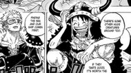 Luffy and Zoro's costumes as seen in the manga (Image Source: VIZ)